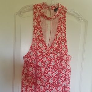 Lulus brand large red swing dress